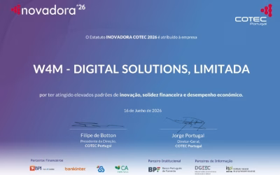 W4M distinguida com o Estatuto INOVADORA COTEC 2026